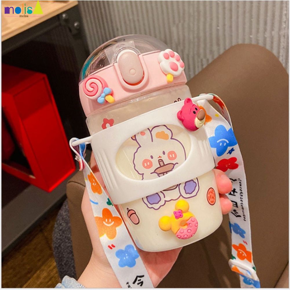 SẴN SÀNG Đáng Yêu Sữa tách trà vành đai Silicone vành đai nước giải khát che di động không-trượt chống nóng-molisa