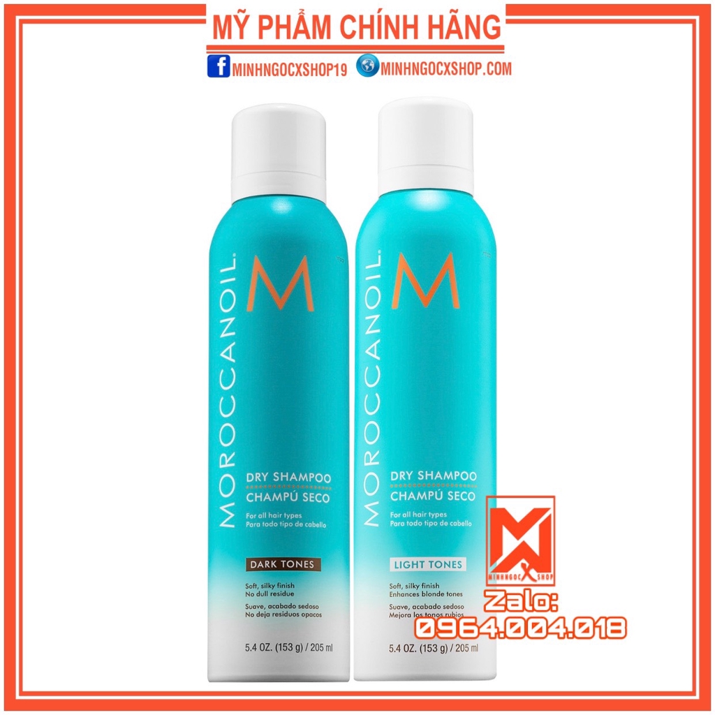 MOROCCANOIL DẦU GỘI KHÔ MOROCCANOIL DRY SHAMPOO 205ML CHÍNH HÃNG