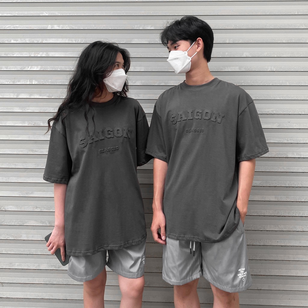 ÁO THUN FF FORM RỘNG SIGNATURE SAIGON CLASSIC TEE,VẢI THUN 2 CHIỀU COTTON 250GSM