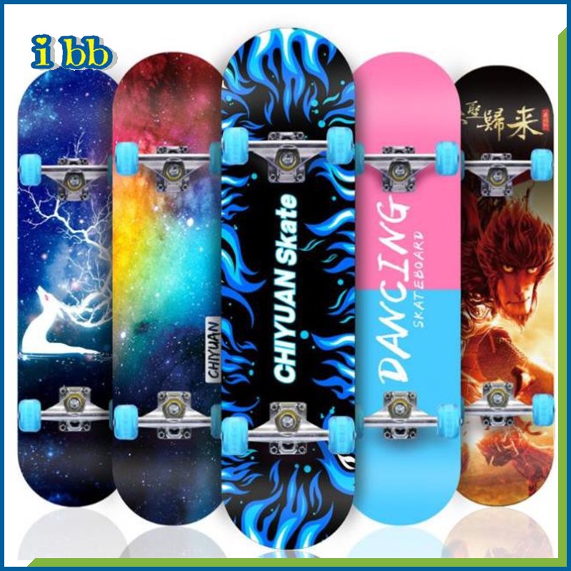 Ván Trượt Skateboard Thể Thao Cao Cấp Có Đèn Led Phát Sáng Nhiều Màu Sắc