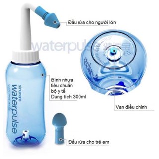 BÌNH RỬA MŨI WATERPULSE CHO TRẺ EM VÀ NGƯỜI LỚN