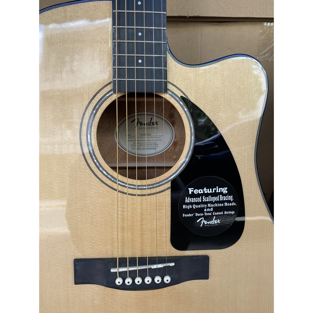 GUITAR ACOUSTIC FENDER CD60-CEQ