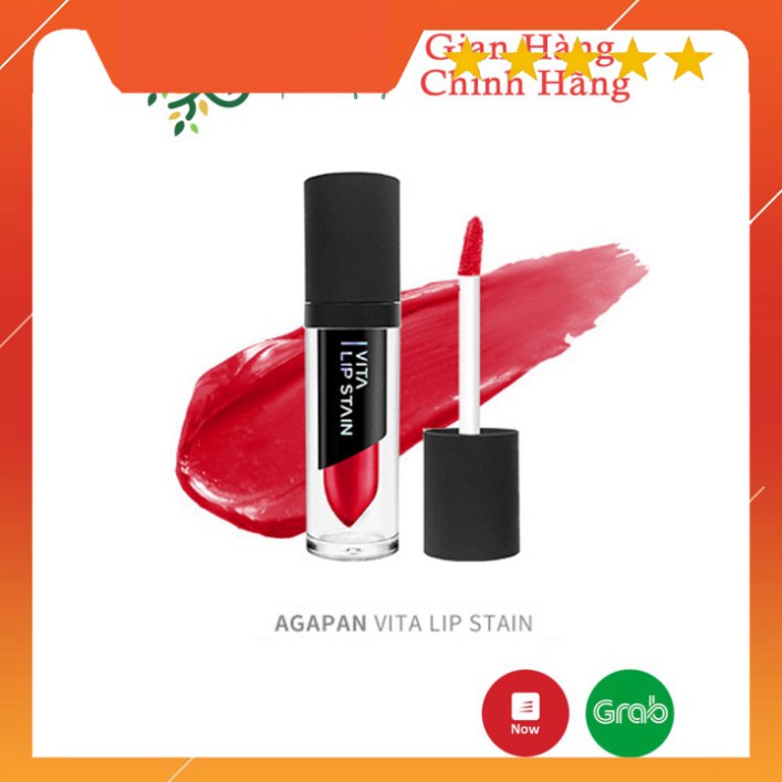 Son kem lì, mịm và nhẹ môi Agapan Vita Lip Stain NPP Shoptido