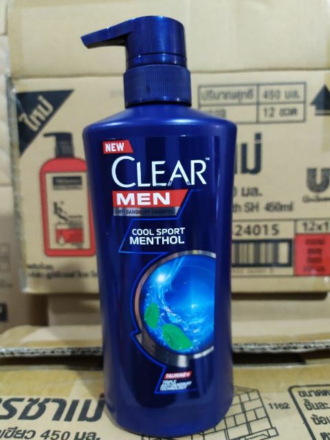 Dầu Gội Clear Men- Bạc Hà 450ml Thái Lan