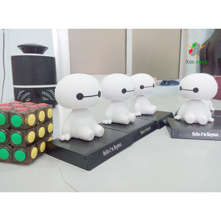 Giá đỡ điện thoại - Đồ chơi Lắc đầu - Mô hình Baymax - Big Hero