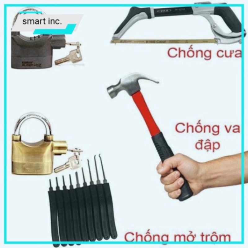 Ổ Khóa Thắng Đĩa Xe Máy Khóa Báo Động Chống Trộm Loại Tốt Cao Cấp