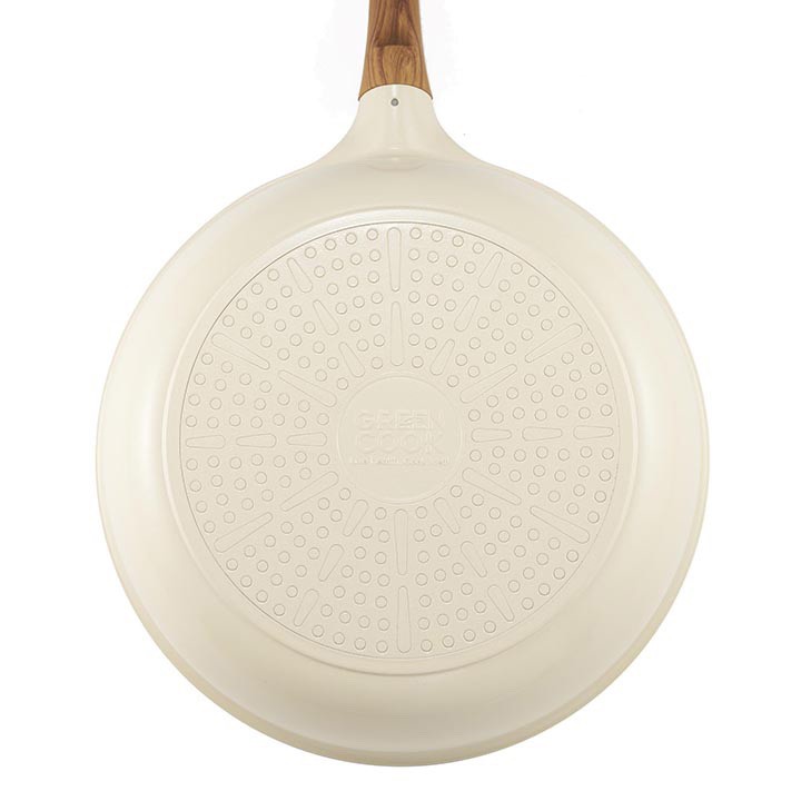 Chảo đúc chống dính Ceramic, đáy từ Greencook GCP03-20IH  20cm / GCP03-24IH  24cm / GCP03-26IH  26cm / GCP03-28IH  28cm