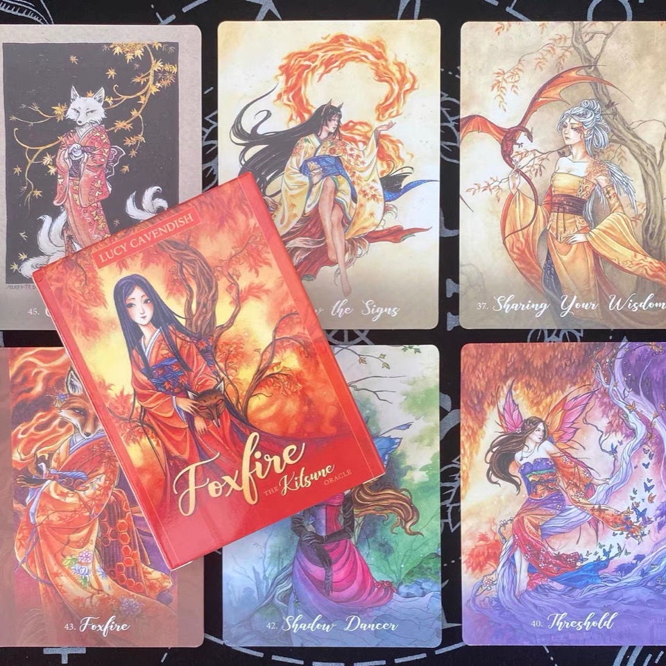 F Firefox Oracle Catalo Card Foxfire The Kitsune Oracle Foxfire Oracle Card Phiên bản tiếng Anh