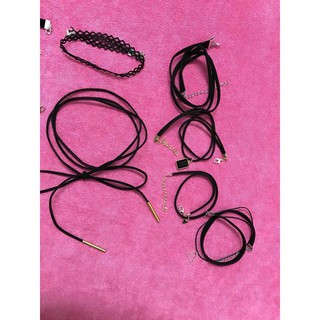[ Bộ 10 vòng Mẫu 1]Set 10c vòng Choker mẫu 1