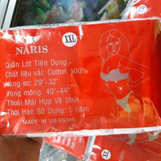 Gói 6 quần lót giấy Naris [loại tốt]