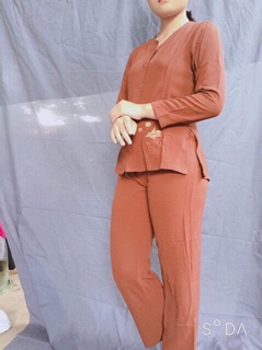 Bộ lam đi chùa vải đũi
