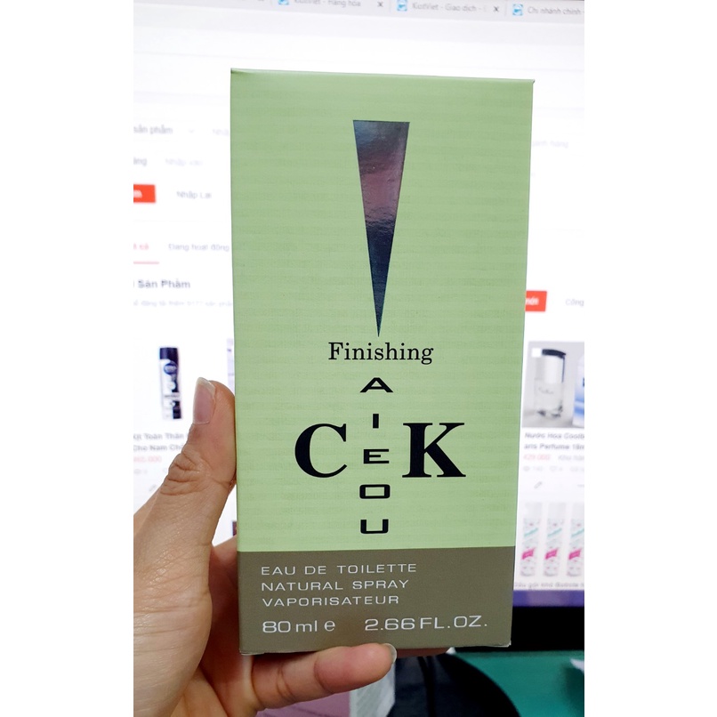 Nước hoa CK Aieou Finishing 80ml