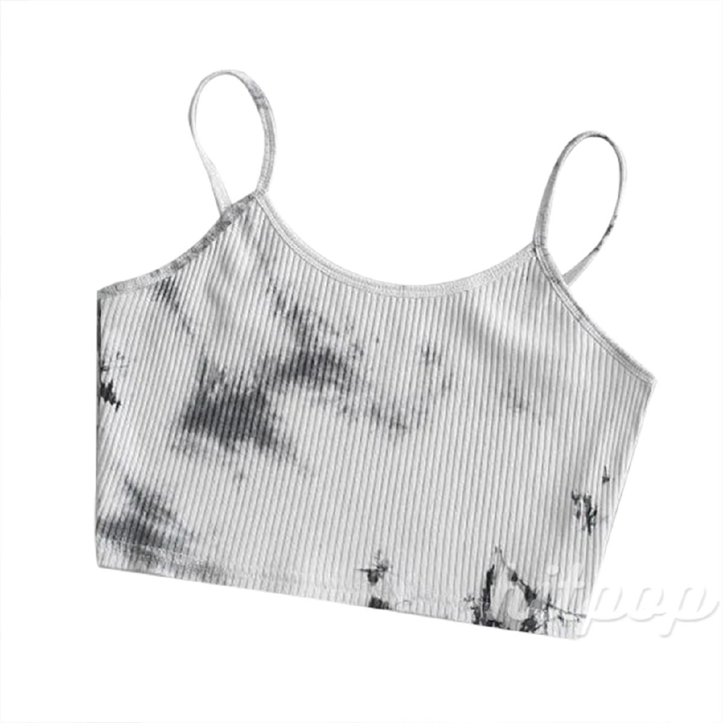 [Mã FAMAYWA giảm 10K đơn 50K] Áo Thun Nữ Cộc Tay Cổ Tròn In Hình Màu Loang Cá Tính | BigBuy360 - bigbuy360.vn