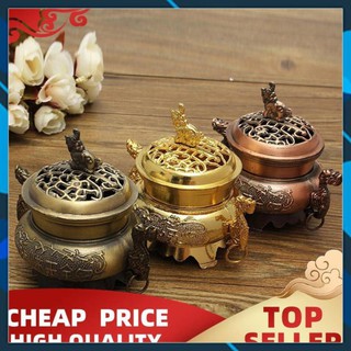 Trầm hương [DỤNG CỤ ĐỐT TRẦM HƯƠNG], lư đốt trầm hai rồng cao cấp - Tặng kèm nụ trầm