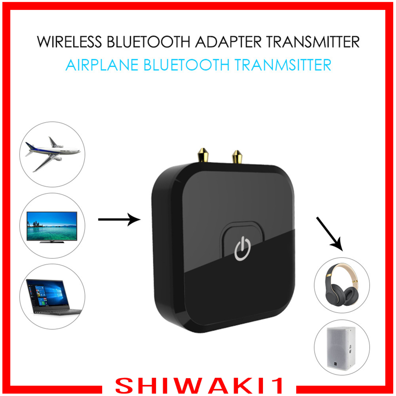 Bộ Chuyển Đổi Tín Hiệu Bluetooth Không Dây Shiwaki1 Chuyên Dụng | BigBuy360 - bigbuy360.vn