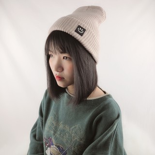 Nón beanie cười vuông - N134