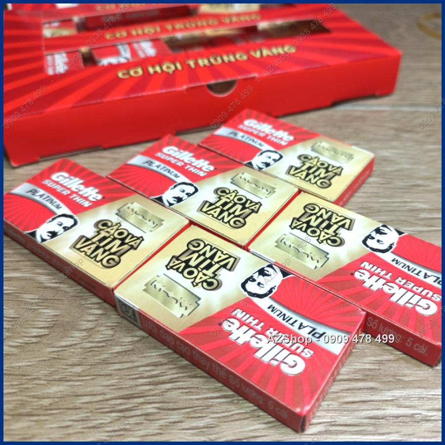 25 Lưỡi Dao Lam Gilette - diện mạo mới, Siêu mỏng - Siêu bền