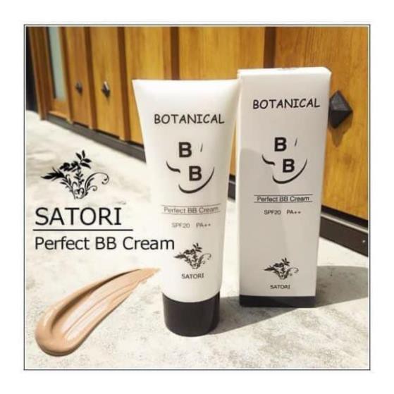 Kem nền BB Botanical Perfect BB Cream hãng Satori 50gr Nhật Bản hàng chuẩn Made In Japan