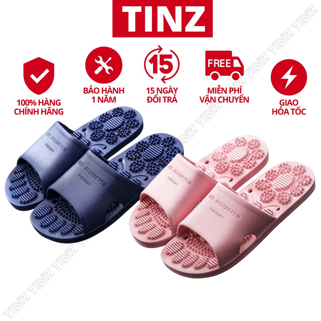 Dép đi trong nhà tắm, nhà vệ sinh, văn phòng nữ nam unisex chống trượt cute cao cấp TINZ|Mã Gevery