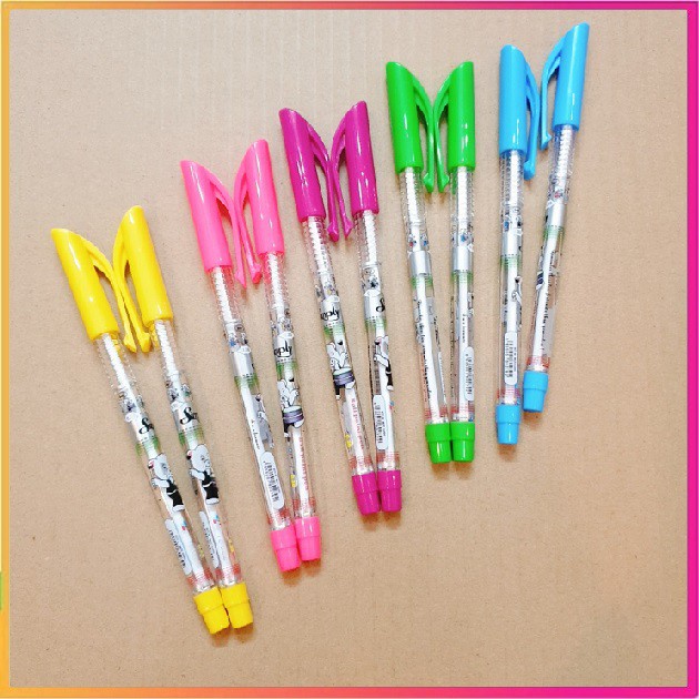 1 CÂY Bút bi TL Simply TL-062 MỰC XANH   GIAO MÀU NGẪU NHIÊN