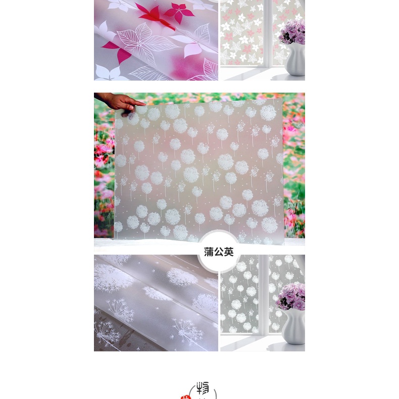 Miếng Dán Cửa Kính Mờ Cách Nhiệt Chống Tia UV Bảo Vệ Sự Riêng Tư
