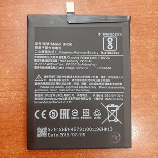Pin xiaomi mi 6x, mi6x, bn36 - pin xiaomi mi 6x, mi6x, bn36 zin bóc máy