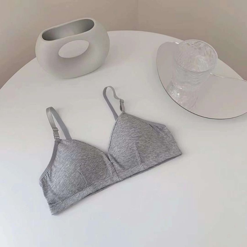Áo Ngực Nữ Cotton Mềm Mịn, Áo Lót Không Gọng Freesize Mút Mỏng – Bra nữ sinh B038