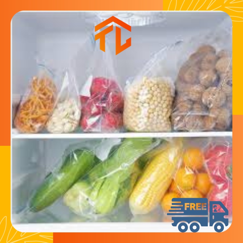 Túi Zip Nhựa Trong Suốt Bảo Quản Thực Phẩm Có Khóa Zip Tiện Dụng
