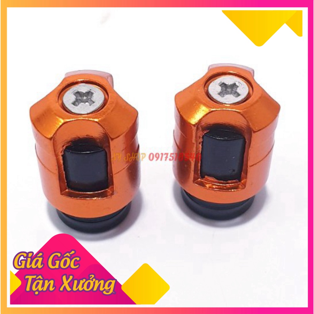 NÚT BỊT CHÂN VAN BIKER GẮN XE MÁY - OTO ( giá 1 cặp)  (Ảnh Sp thật)