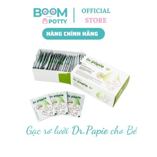 Gạc rơ lưỡi dr papie vệ sinh răng miệng cho bé