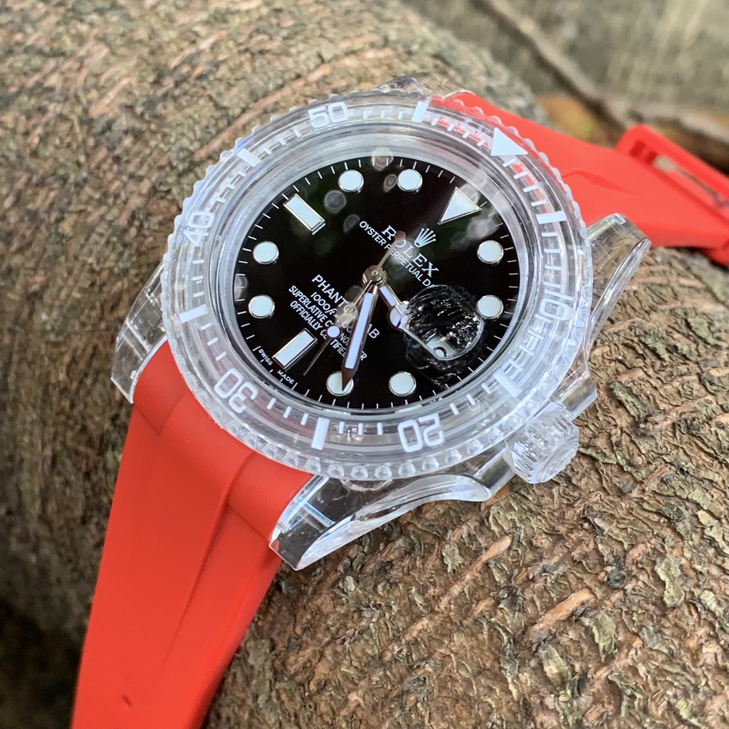 Đồng Hồ Nam RL PHANTOM LAB, Máy Cơ Automatic Thụy Sỹ, Size 41, Lịch Ngày