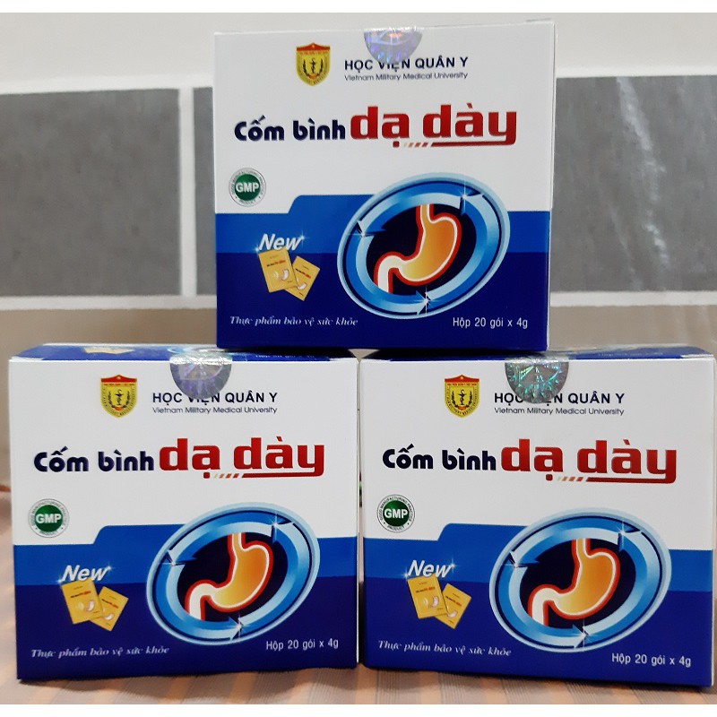Cốm Bình Dạ Dày Ami progast - Học Viện Quân Y - hỗ trợ làm giảm các triệu chứng viêm đau dạ dày