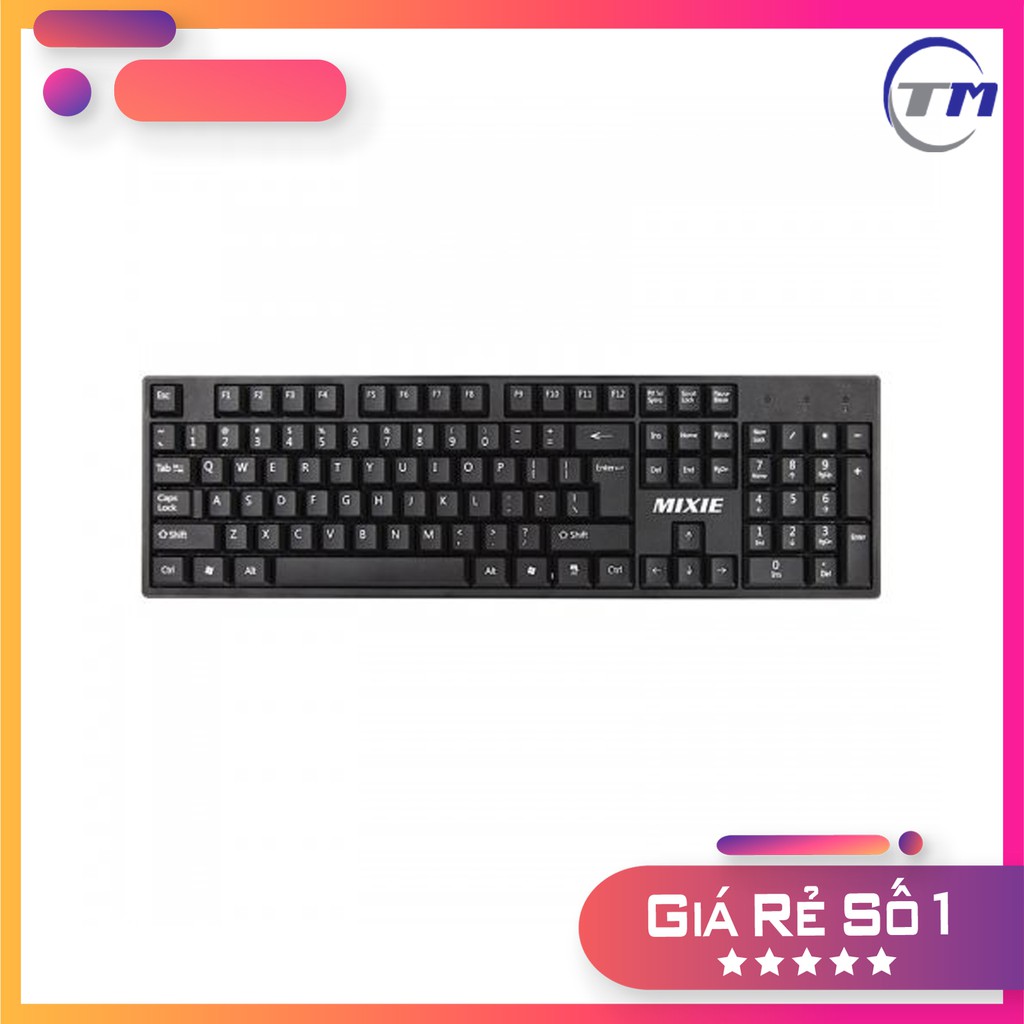 Bàn phím Mixie X7 - phím bấm êm nhẹ, không tiếng kêu, siêu bền | BigBuy360 - bigbuy360.vn