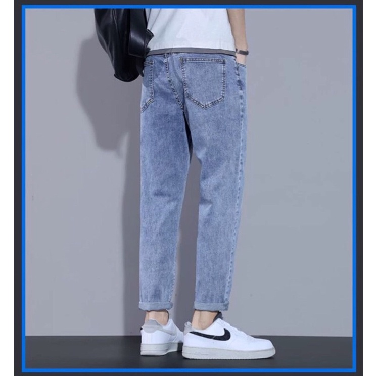 Quần vải bò jean baggy nam nữ Unisex hàng Quảng Châu phong cách Hàn Quốc sành điệu style năm 2021 | WebRaoVat - webraovat.net.vn
