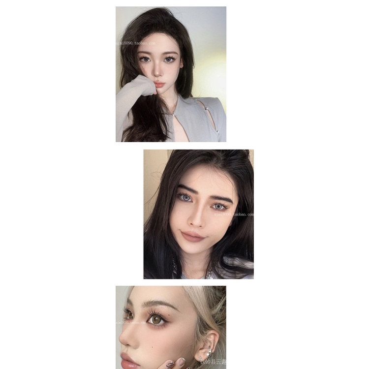 Lông Mi Giả 3D Bằng Lông Chồn Nhân Tạo Màu Đen Tự Nhiên Xinh Xắn