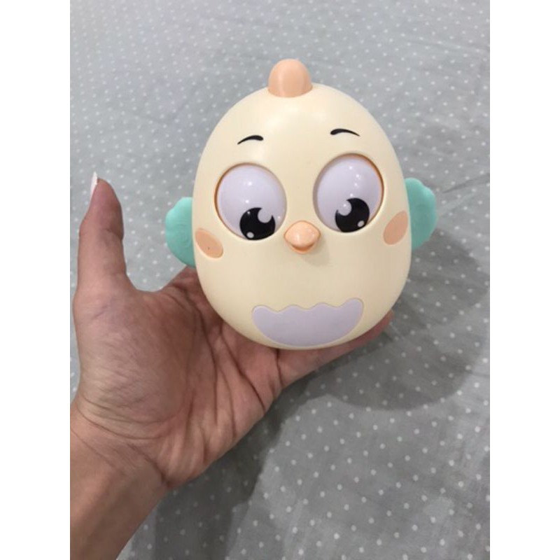 [Mã LIFE0503TOYS giảm 10% đơn 0Đ] Lật Đật Cho Bé Hình Chim Chớp Mắt Ngộ Nghĩnh Phát Nhạc Nhựa ABS An Toàn LD04