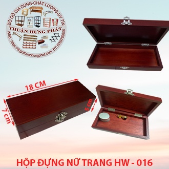 HỘP GỖ ĐỰNG NỮ TRANG CAO CẤP HW 017 - Dùng đựng nữ trang, bút viết, mắt kính