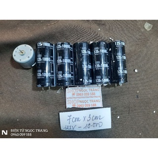 Tụ lọc nguồn 10.000mf - 125v - giá 1 cái