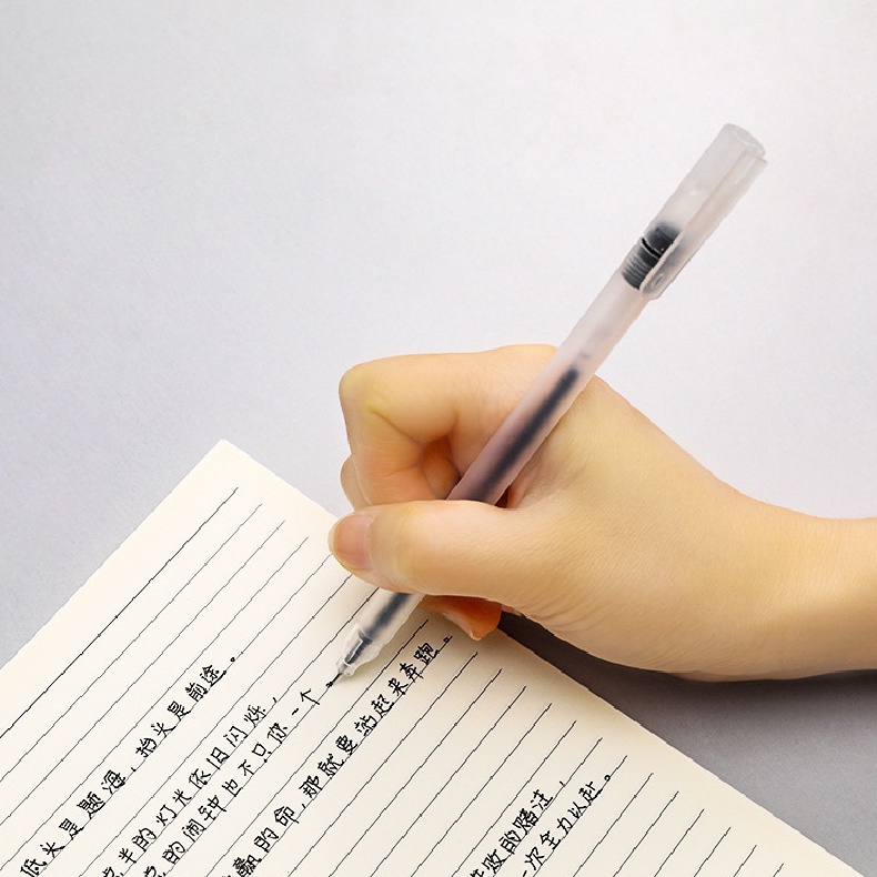 Bút Đen gel Nhám Màu Bút Ngòi 0.38mm Cho Học Sinh/Văn Phòng B10-DEN