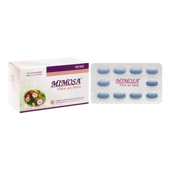Hỗ trợ giấc ngủ Viên An Thần MIMOSA hộp 50 viên