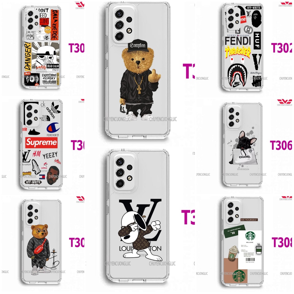 Ốp lưng samsung A33, A53, A13 A21s, A50, A12  trong suốt in hình cực ngầu T30