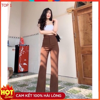 Quần Ống Loe Cạp Cao hót lắm ak chất tuyết mưa dày dặn đẹp.