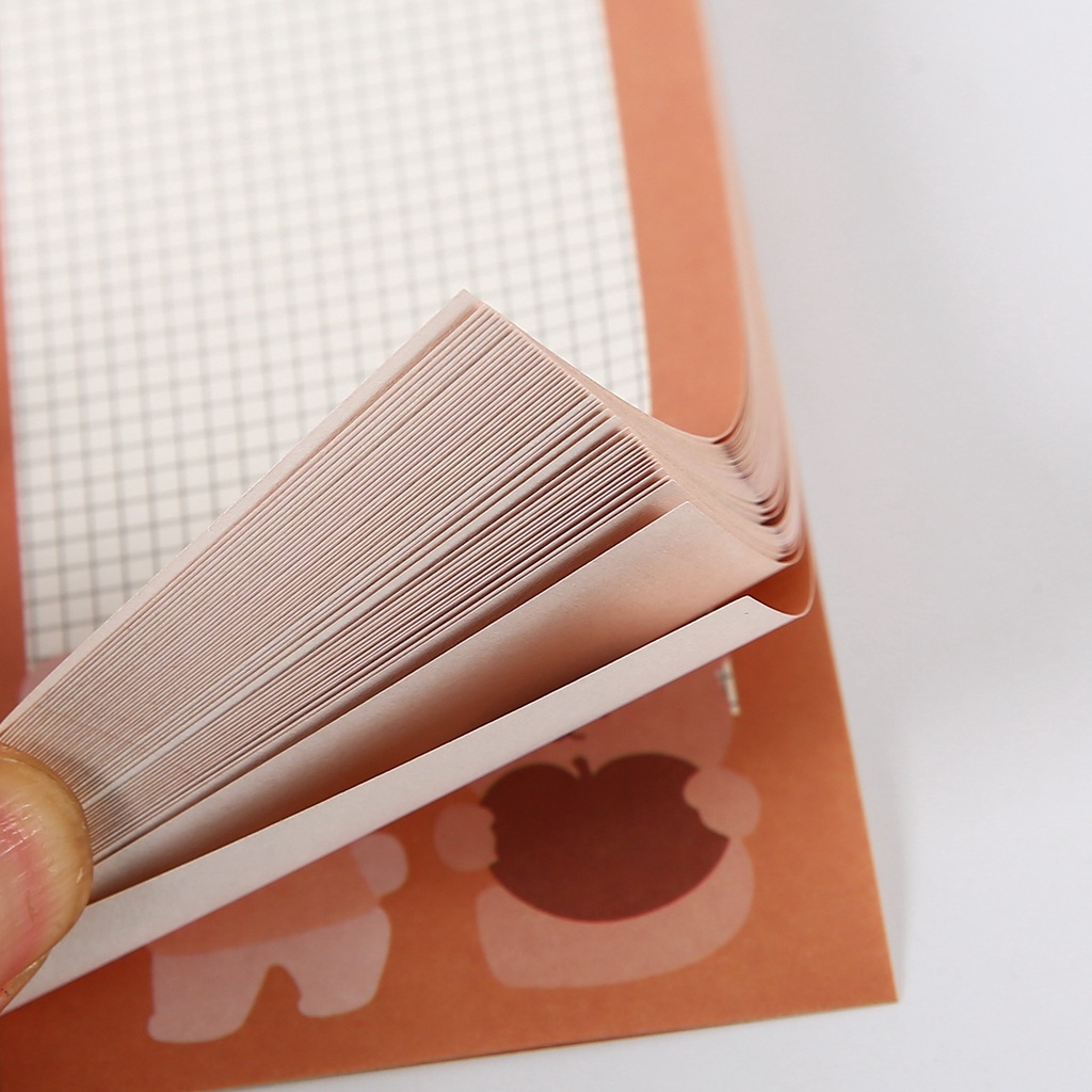 Peach 50Pcs Date list Post-it notes Memo Pad School Office Stationery Notepad