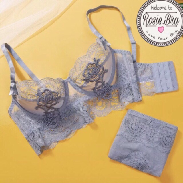 [Mã WAMST112 giảm 25k đơn 150k] Set Đồ Lót Không Đệm Có Gọng Ren Hoa Quyến Rũ Mới S053 | BigBuy360 - bigbuy360.vn