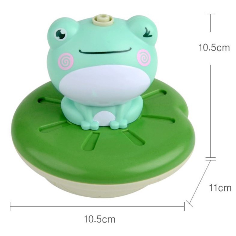 Đồ chơi nhà tắm chú ếch phun nước cho bé - kèm 5 phụ kiện nhỏ// Lật đật hà mã phun nước