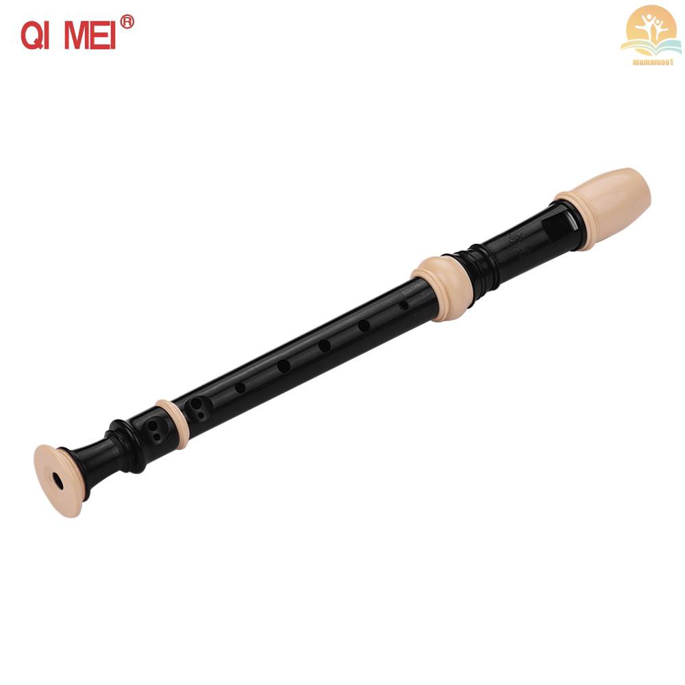 Sáo Soprano 8 Lỗ Bằng Abs Có Dây Đeo Ngón Tay Làm Sạch Cho Người Mới Bắt Đầu