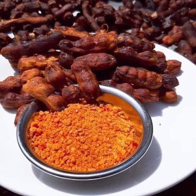Hủ 500G Me lào 1 nắng chấm muối tôm