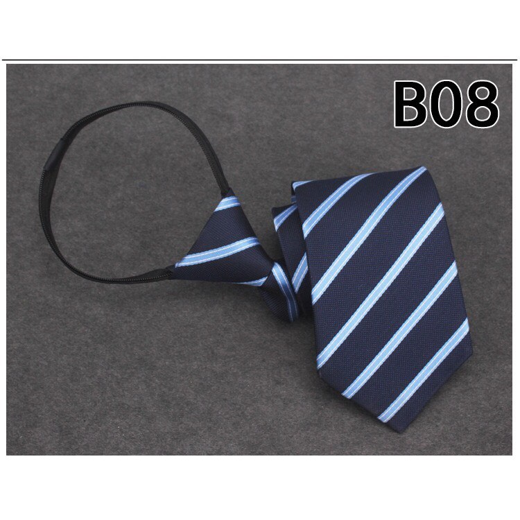 Cà vạt nam trung niên tiện lợi thắt sẵn có dây kéo form đẹp mẫu chuẩn 11-2020 Giangpkc