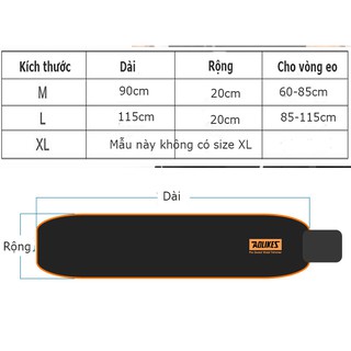 Đai lưng tập gym Aolikes HY7980