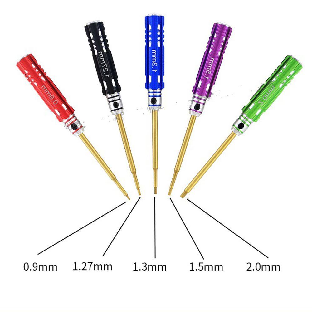 Set 5 Tua Vít Lục Giác 0.9mm 1.27mm 1.3mm 1.5mm 2mm Đa Dụng Chất Lượng Cao